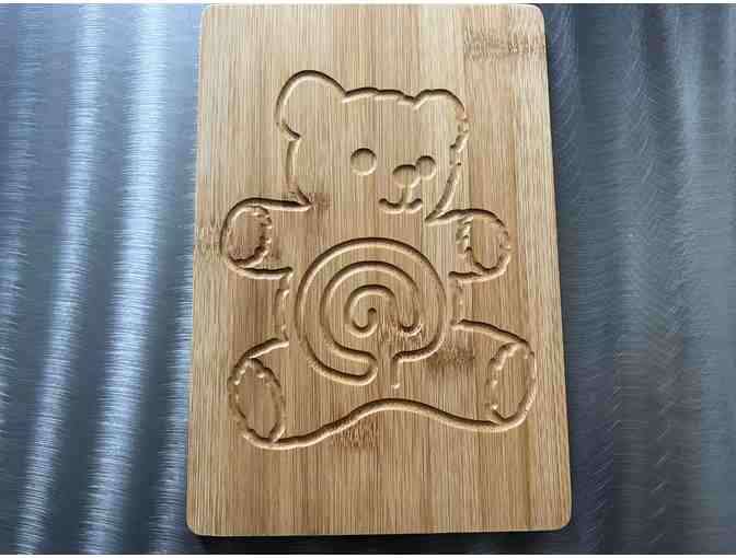 Children's Bamboo Labyrinth: DUAL SIDED (Bear/Turtle)