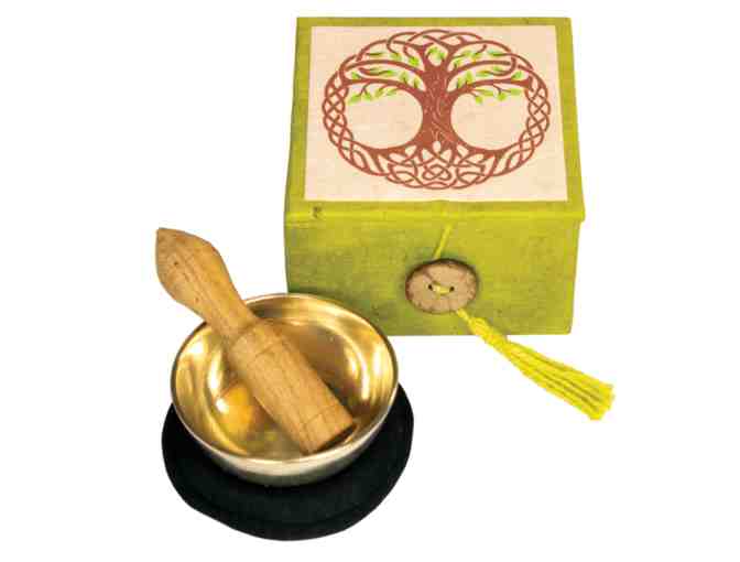 Mini Meditation Bowl with Gift Box (Tree of Life)