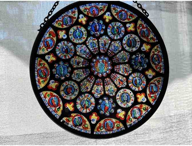 Hand Painted Chartres 'Rosace Sud'
