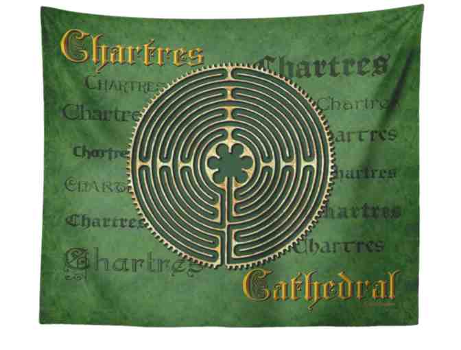 Large Labyrinth Wall Tapestry - Chartres