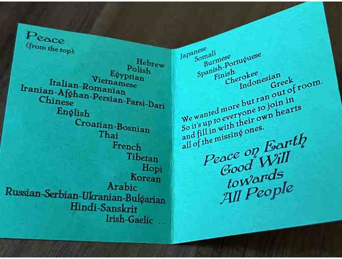 Peace Around the World Necklace