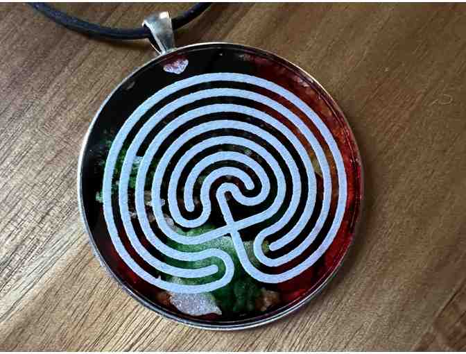 Radiant Classical Labyrinth Pendant