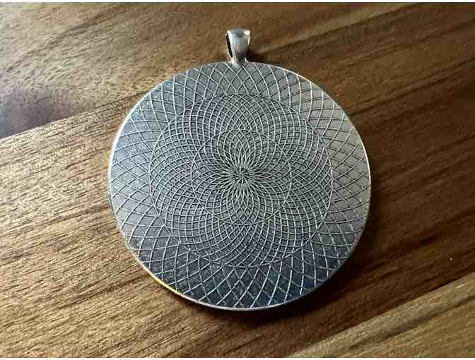 Radiant Heart of Peace Labyrinth Pendant