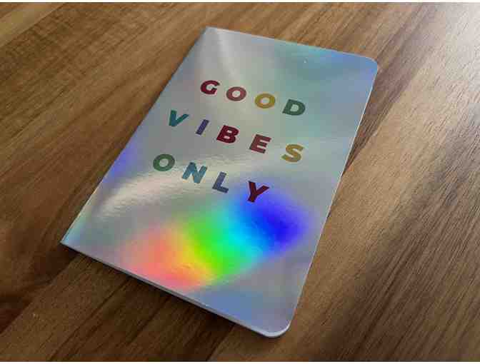 Good Vibes Only Journal (Holographic)