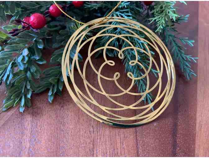 Orbital Dance of Venus Gold Plated Ornament