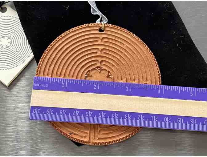 Chartres Labyrinth Wooden Ornament
