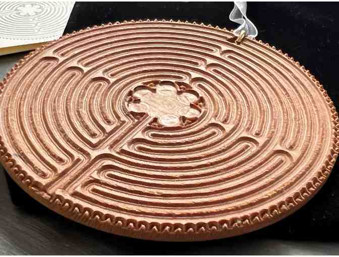 Chartres Labyrinth Wooden Ornament