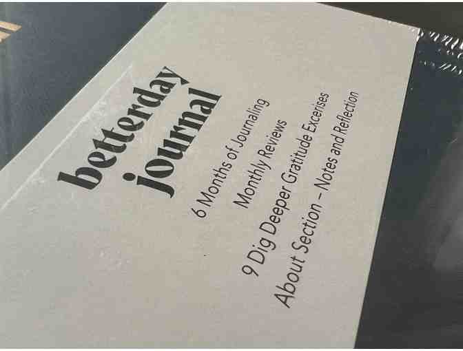 Betterday Journal - NAVY and GOLD