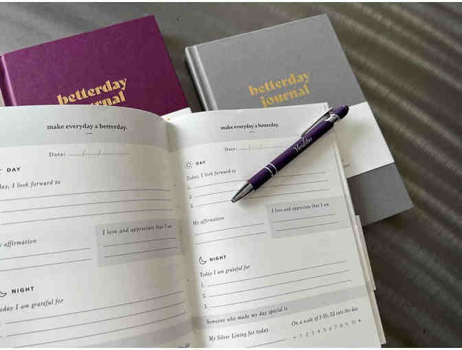 Betterday Journal - NAVY and GOLD