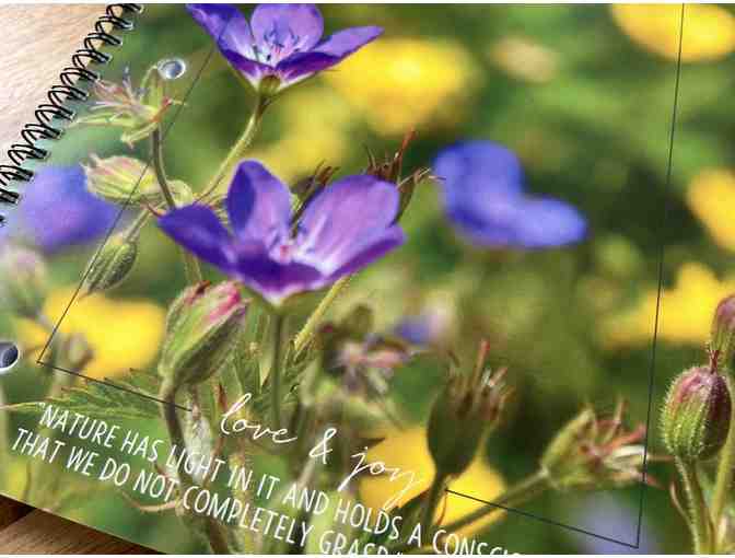 Love and Joy Notebook with quote from Lauren Artress, Veriditas Founder