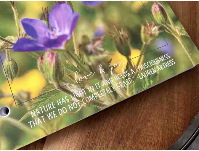 Love and Joy Notebook with quote from Lauren Artress, Veriditas Founder