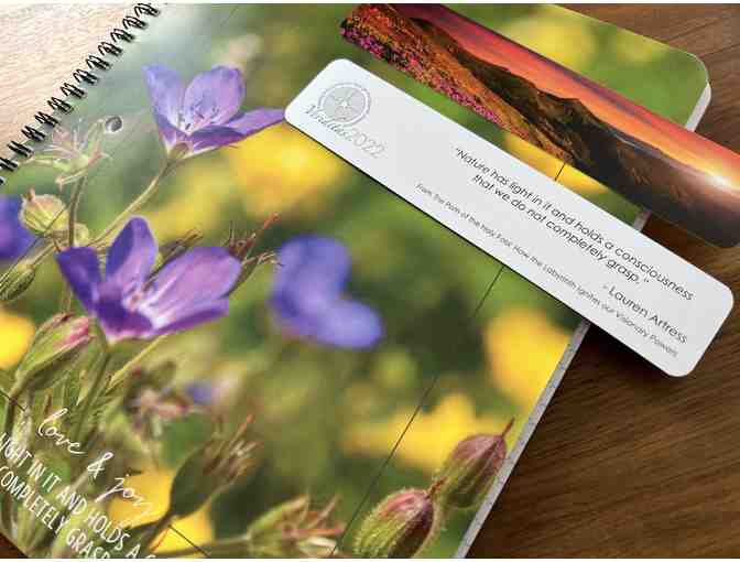 Love and Joy Notebook with quote from Lauren Artress, Veriditas Founder