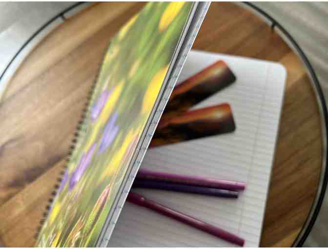 Love and Joy Notebook with quote from Lauren Artress, Veriditas Founder