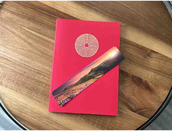Chartres Labyrinth Adorned Journal | RED