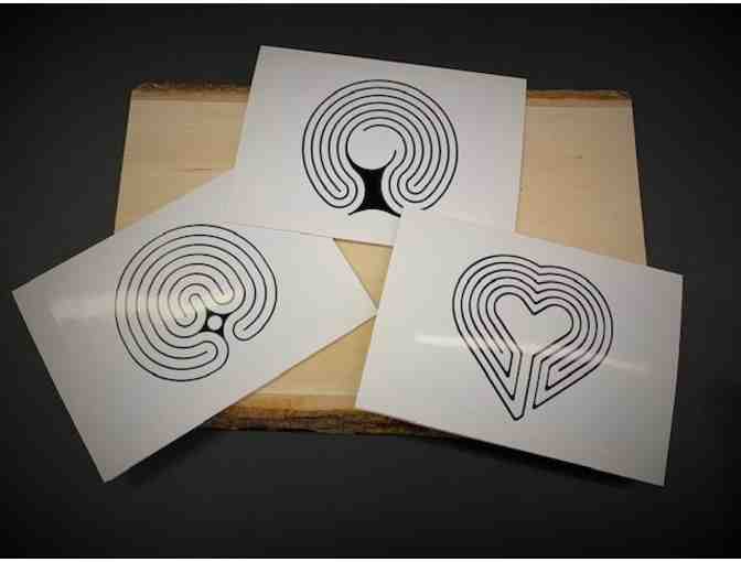 Set of 3 Notecards, designs by Lars Howlett