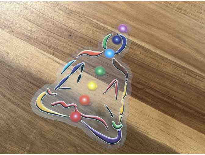 Window Static Clings: Chakra Meditation