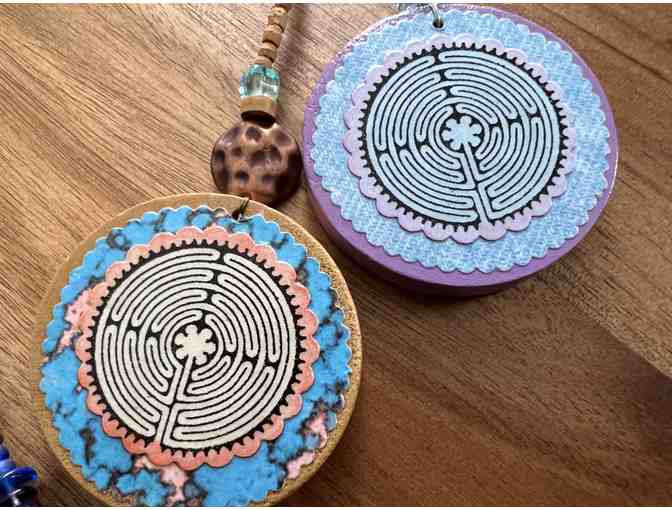 Set of 2 Labyrinth Danglers