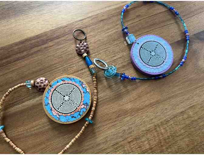 Set of 2 Labyrinth Danglers