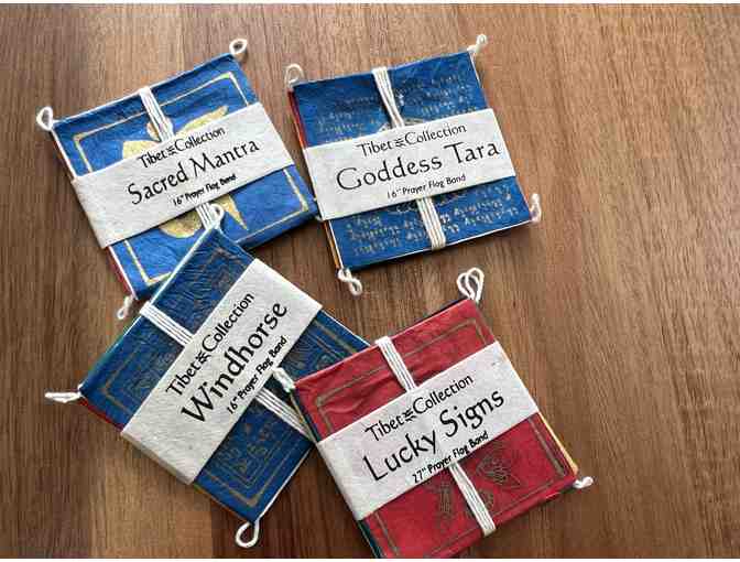 Set of 4 Miniature Prayer Flags