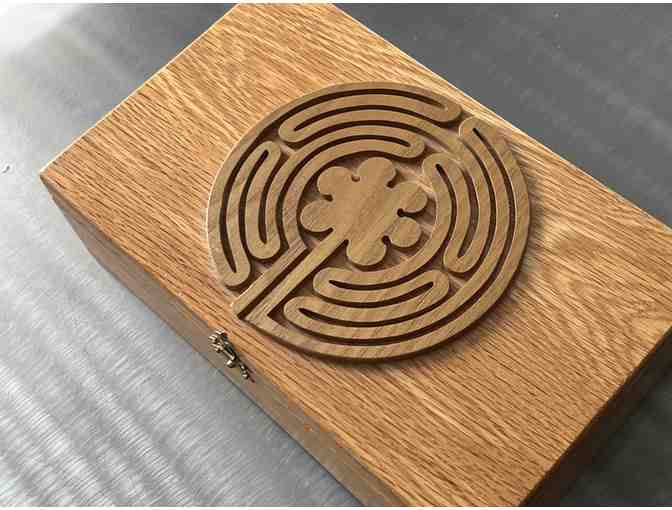 Eagle Crest Labyrinth on Wood Box