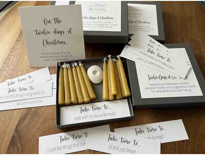 Twelve Days of Christmas Candle Set | from the UK