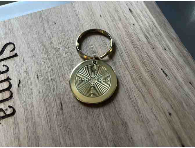 Chartres Labyrinth Keychain