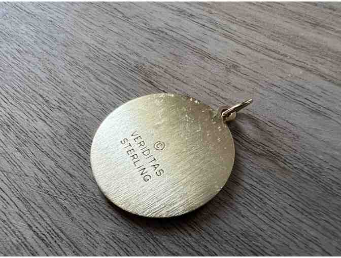 Chartres Labyrinth Pendant |Gold-Plated Sterling