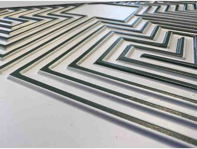 Set of 4 Tactile Embossed Vinyl Labyrinths