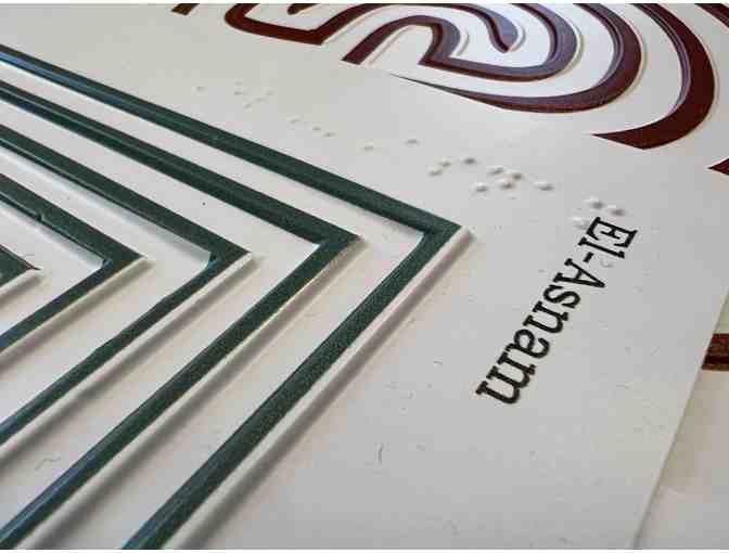 Set of 4 Tactile Embossed Vinyl Labyrinths