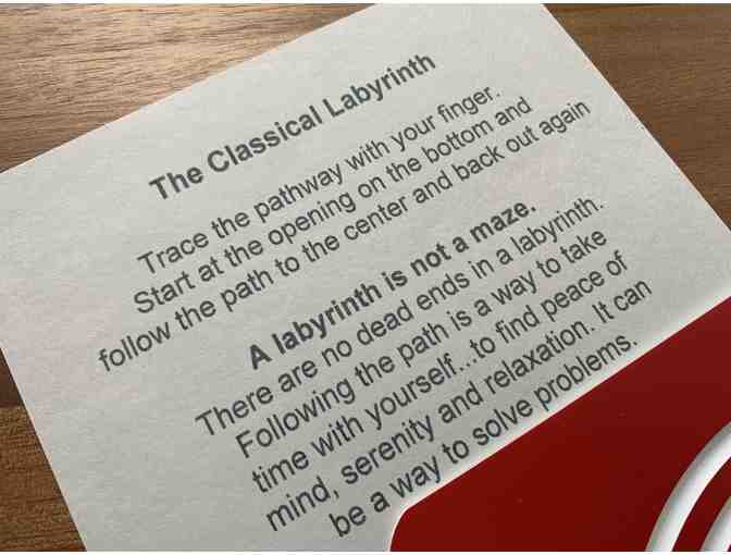 Acrylic Classical Labyrinth (Purple) with Unique Magnet Set