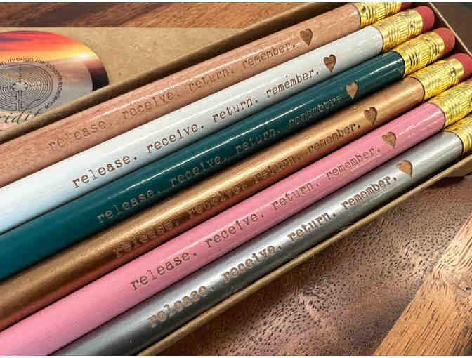 Boxed Pencil Set | Release. Receive. Return. Remember.