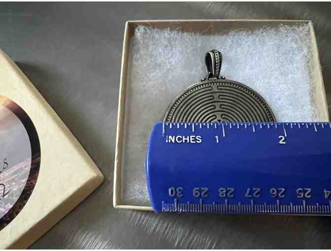 Dual Sided Labyrinith Pendant | Chartres/Classical
