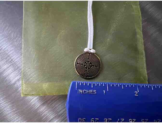 Dual Sided Labyrinth Lanyard Pendant