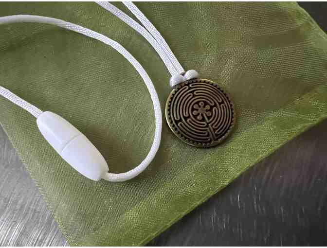 Dual Sided Labyrinth Lanyard Pendant