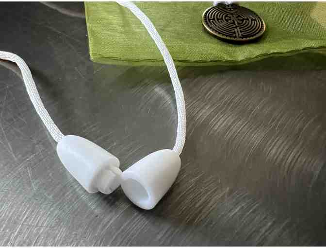 Dual Sided Labyrinth Lanyard Pendant