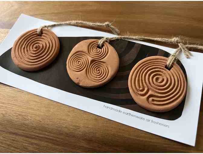 Handmade Clay Ancient Symbols | Set of 3 Air Fresheners (Set #2)
