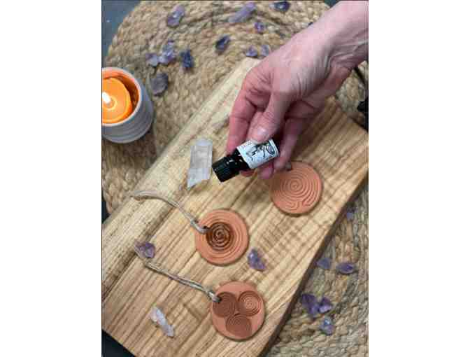 Handmade Clay Ancient Symbols | Set of 3 Air Fresheners (Set #2)