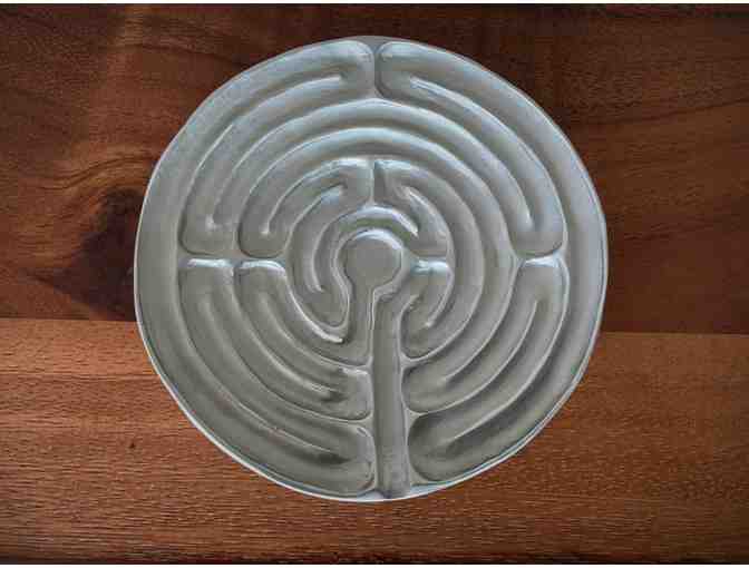 Pewter Labyrinth Bowl