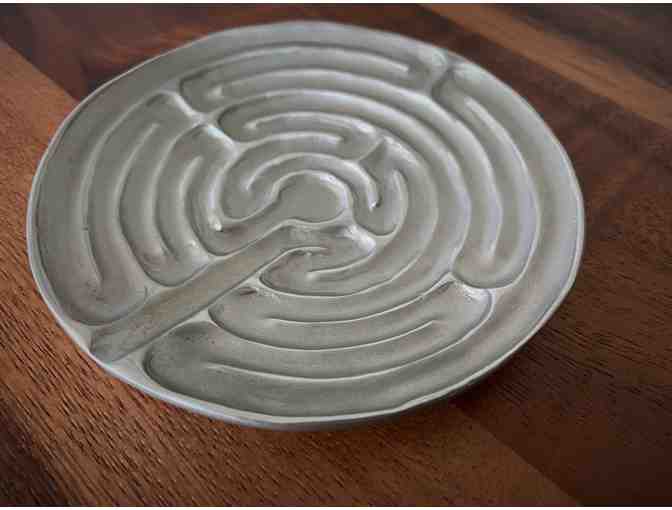 Pewter Labyrinth Bowl