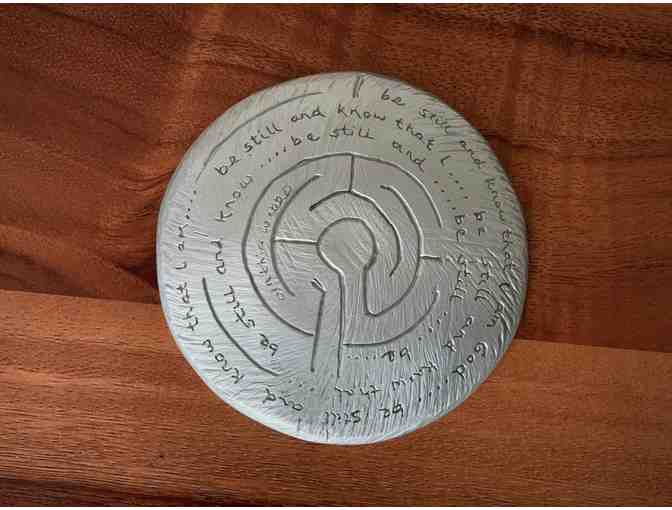 Pewter Labyrinth Bowl