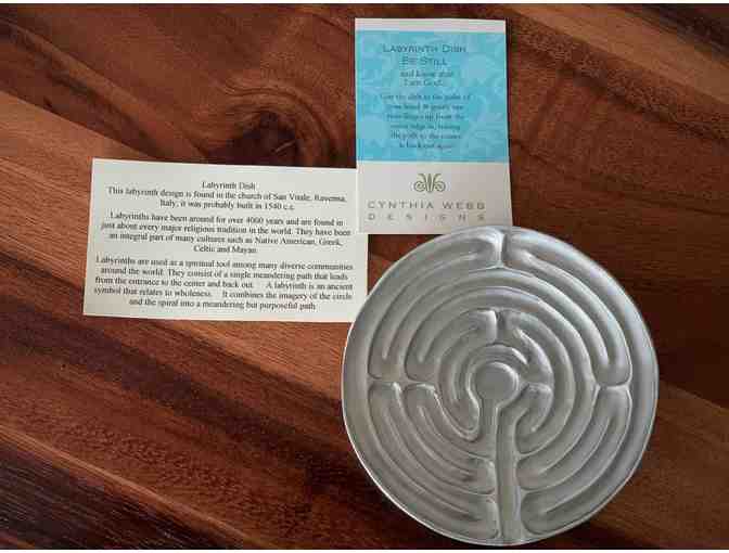 Pewter Labyrinth Bowl