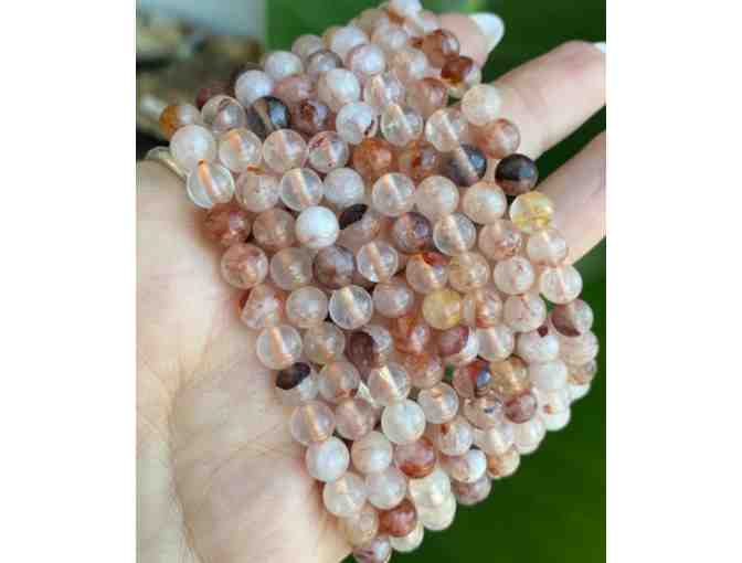 Fire Quartz Bracelet | Select YOUR CHOICE OF CHARM