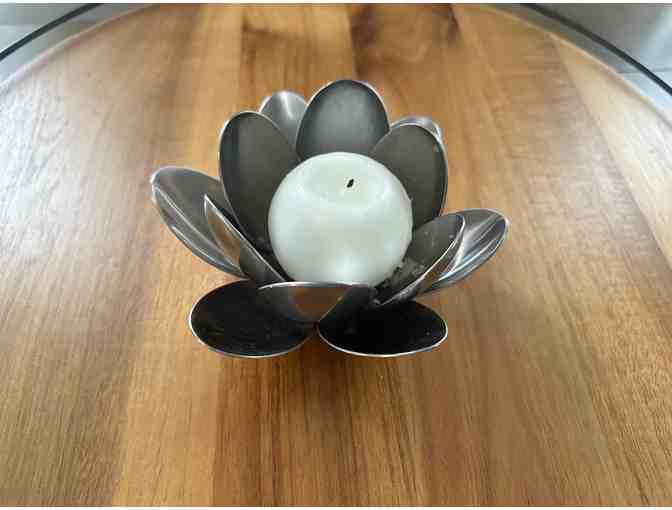 Lotus Candle Holder | Used in Closing Ritual in Chartres, France