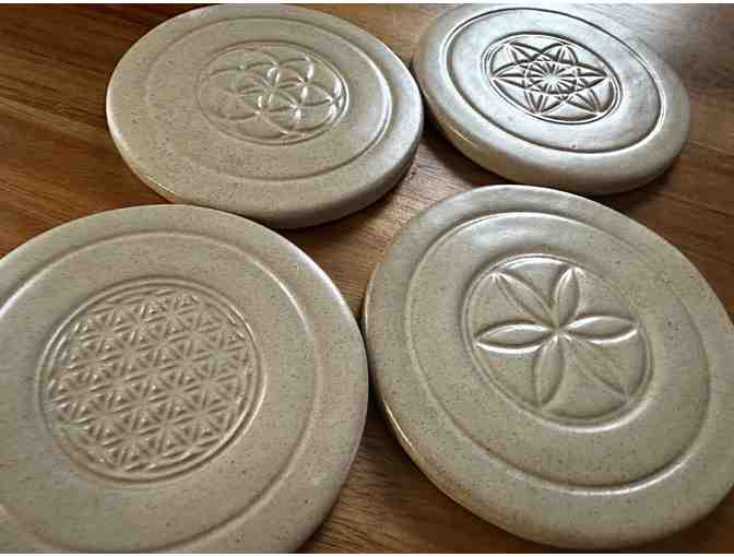 A Sacred Geometry Set | Four Beautiful Coasters