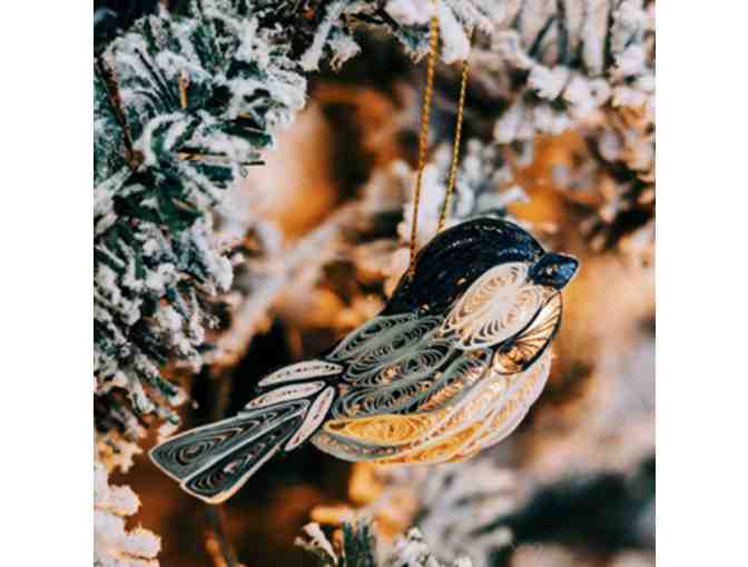 Quilled Chickadee | Ornament