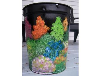 Hand Painted Maple Sap Bucket