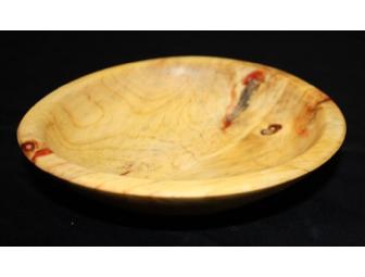 Hand Turned Figured Box Elder Bowl