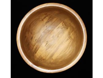 Large Spalted Ambrosia Maple Bowl