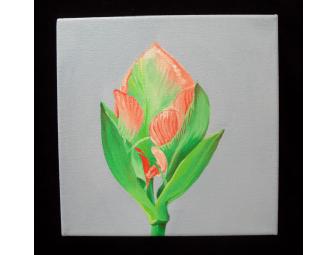 Floral Triptyck Oil on Canvas