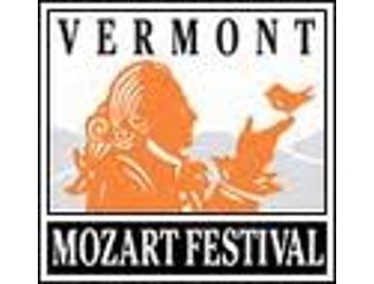 $62 Gift Certificate, Vermont Mozart Festival